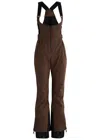 Moncler Padded Shell Ski Jumpsuit In Brown
