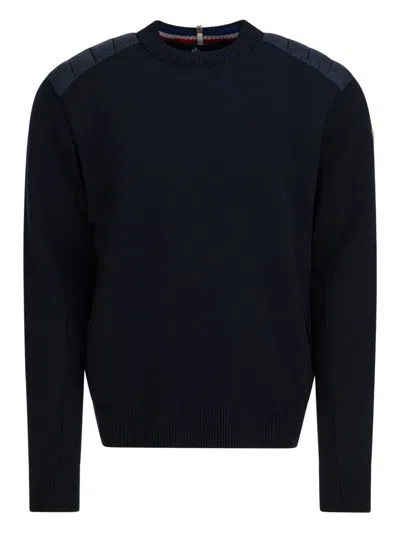MONCLER PADDED-SHOULDER SWEATER