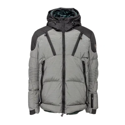 Pre-owned Moncler Padded Ski Jacket - '20s In Gray