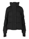 Moncler Padded Ski Jacket In Black