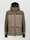 Moncler Padded Ski Jacket Featuring Removable Hood In Multi