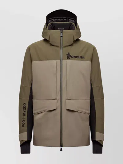 MONCLER PADDED SKI JACKET FEATURING REMOVABLE HOOD