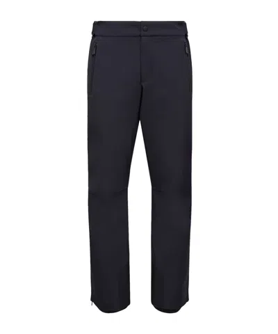 Moncler Grenoble Technical Poplin Ski Trousers In Black