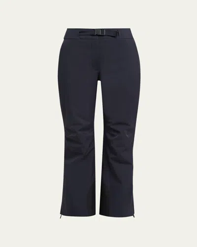 Moncler Padded Ski Pants In Blue