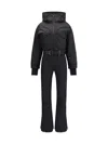 Moncler Padded Ski Suit In Black