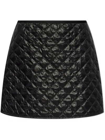 Moncler Padded Skirt In Brown