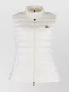 Moncler Padded Sleeveless High Neck Bodywarmer In White