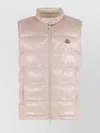 Moncler Padded Sleeveless Quilted Bodywarmer In Pink