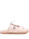 Moncler Mon Pocket Slippers With Soft Padded Design And Logo Patch