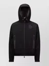 Moncler Padded Technical Poplin Jacket For Outdoor Activities In Black