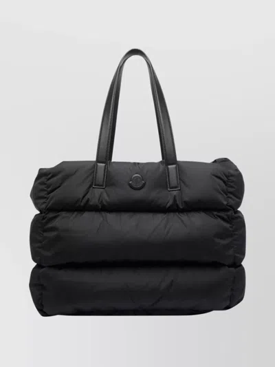 MONCLER PADDED TOTE BAG ADJUSTABLE SHOULDER STRAP