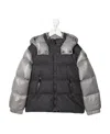 Moncler Padded Two-tone Jacket In Gray