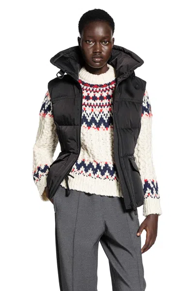 Moncler Padded Vest In Black