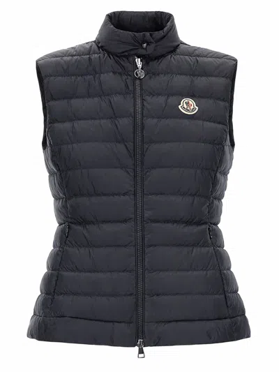 Moncler Padded Vest "igens" In Blue