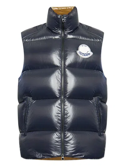 MONCLER PADDED VEST WITH LOGO MONCLER