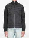 Moncler Padded Zip-up Cardigan Clothing In Black