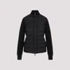 Moncler Logo-patch Padded-panel Jacket In Black