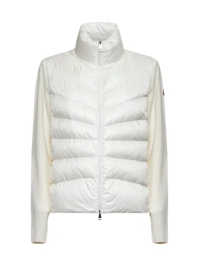 Moncler Padded Wool Cardigan By  In Multi