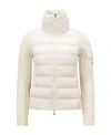 Moncler Wool Cardigan In White