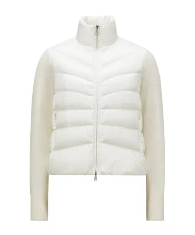 MONCLER MONCLER PANELLED ZIP-UP PADDED JACKET