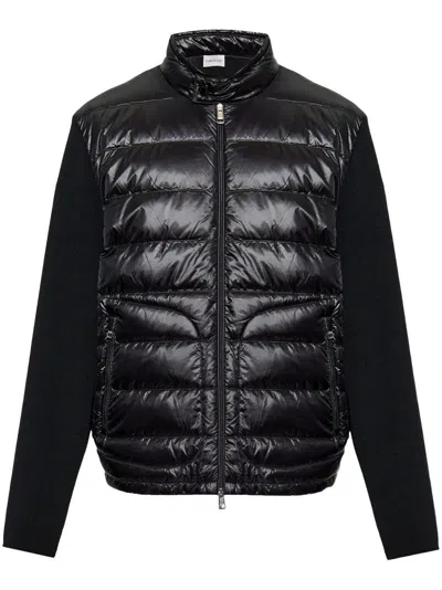 Moncler Padded Wool Zip-up Cardigan