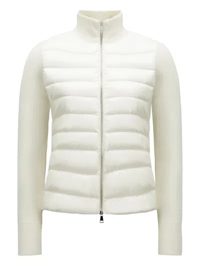 Moncler Padded Wool Zip-up Cardigan