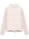 Moncler Women Padded Wool Zip-up Cardigan