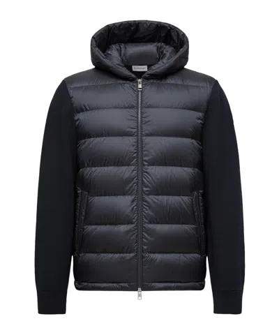Moncler Padded Wool Zip-up Hoodie