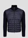 Moncler Nylon And Wool Padded Jacket