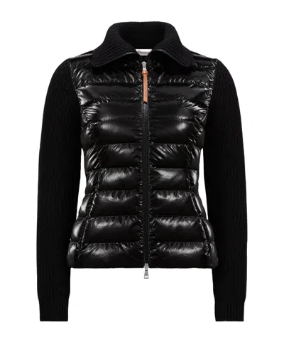 MONCLER MONCLER PADDED ZIP-UP CARDIGAN