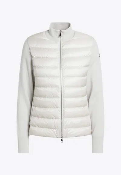 MONCLER PADDED ZIP-UP CARDIGAN