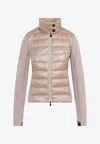 Moncler Padded Zip-fastening Jacket In Pink