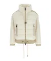Moncler White Teddy Jacket In White