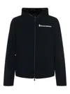 Moncler Padded Zip-up Sweatshirt In Black