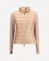 Moncler Padded Zip-fastening Jacket In Pink