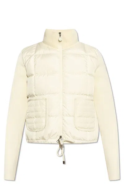 Moncler Padded Zip In Neutrals