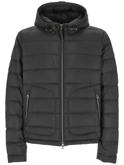 Moncler Padded Zipped Jacket In Black