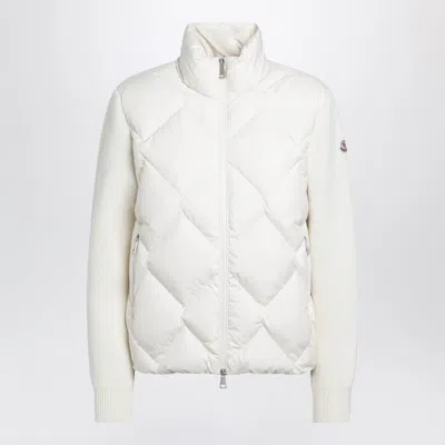 Moncler Padded Zip-up Cardigan With Plush Lining In Multi