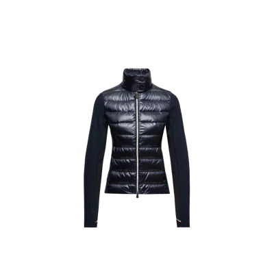 Moncler Padded Zip-up Sweatshirt, Women, Blue, Size: S