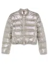 Moncler Laurine Quilted Puffer Jacket In 金色