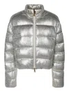 Moncler Paillys Bomber Jacket In Metallic