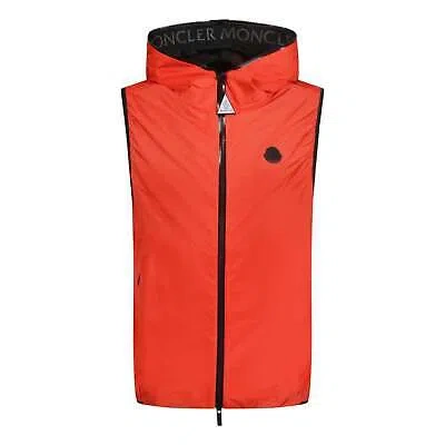 Pre-owned Moncler 'pakito' Gilet Jacket Red