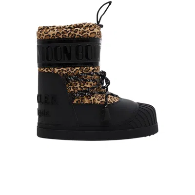 Pre-owned Moncler Palm Angels X  Wmns Shedir Snow Boot 'black Leopard' | Women's Size 35.5