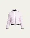 Moncler Pandelon Hooded Down Puffer Jacket In Pink