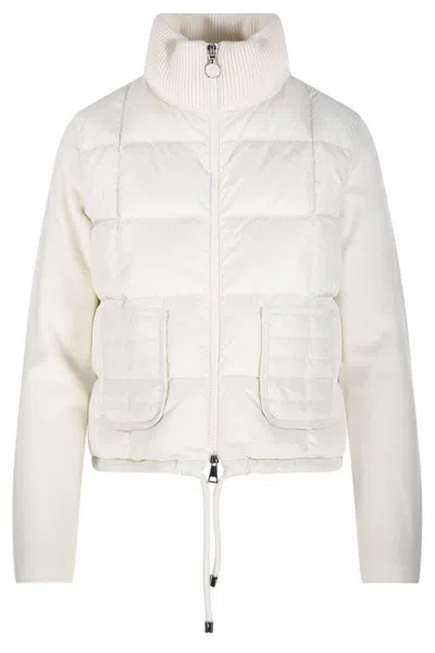 Moncler Paneled Down Cardigan
