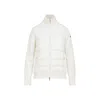 Moncler Wool-down Padded Cardigan In White