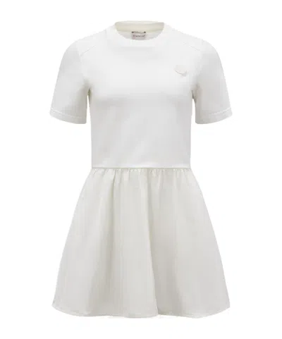 Moncler Panelled-design Dress In White
