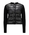 Moncler Down-filled Buttoned Cardingan In Black