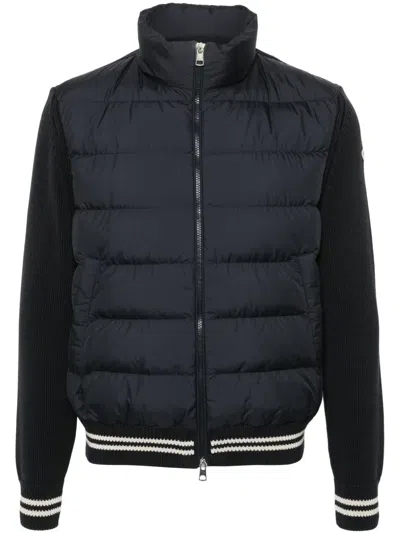 MONCLER 针织拼接填充夹克