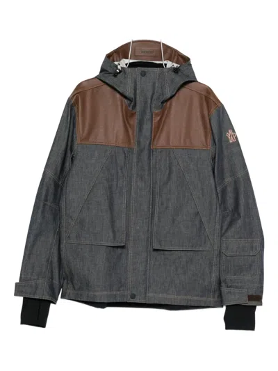MONCLER PANELLED HOODED JACKET